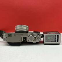 □ 防湿庫保管品 CONTAX G2 ボディ レンジファインダー フィルムカメラ Carl Zeiss Planar 2/35 T* レンズ TLA200 ストロボ コンタックス_画像5