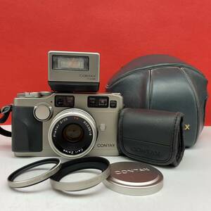 □ 防湿庫保管品 CONTAX G2 ボディ レンジファインダー フィルムカメラ Carl Zeiss Planar 2/35 T* レンズ TLA200 ストロボ コンタックス