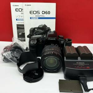 ▲ Canon EOS D60 DIGITAL デジタル一眼レフカメラ ボディ 動作確認済 シャッター、フラッシュOK キャノン