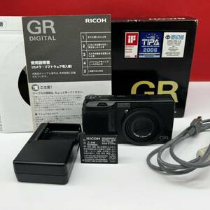 ^ RICOH GR DIGITAL black compact digital camera operation verification settled present condition goods Ricoh 