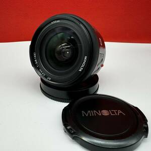 ^ MINOLTA AF 24mm 1:2.8 single burnt point wide-angle lens A mount AF operation verification settled present condition goods Minolta 