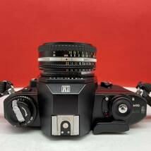 □ Nikon EM 一眼レフカメラ フィルムカメラ ボディ NIKKOR 50mm F1.8 レンズ シャッター、露出計OK ニコン _画像5