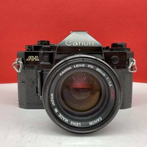□ Canon A-1 ボディ フィルムカメラ 一眼レフカメラ FD 50mm F1.4 S.S.C. レンズ ジャンク キャノン