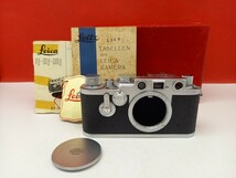 ■防湿庫保管品 使用浅 LEICA IIIf 3f レンジファインダー フィルムカメラ 動作確認済 シャッターOK ボディ ライカ _画像1