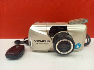 ■ OLYMPUS μ mju:-II ZOOM 38-80mm コンパクトフィルムカメラ 動作確認済 シャッター、フラッシュOK オリンパス