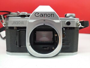▼ Canon AE-1 フィルムカメラ ボディ 一眼レフカメラ 動作確認済 シャッター、露出計OK キャノン