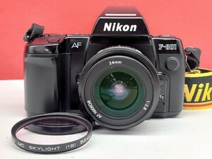 V Nikon F-801 корпус AF NIKKOR 24mm F2.8 линзы однообъективный зеркальный камера пленочный фотоаппарат Junk Nikon 