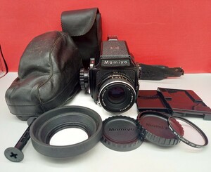 ■ Mamiya M645ボディ SEKOR C F2.8 80mmレンズ 中判フィルムカメラ 現状品 付属品 マミヤ