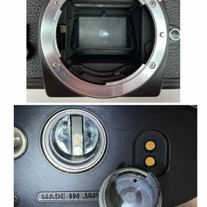 □ Nikon EM 一眼レフカメラ フィルムカメラ ボディ ブラック NIKKOR 50mm F1.8 Ai-s レンズ シャッター、露出計OK ニコンの画像9