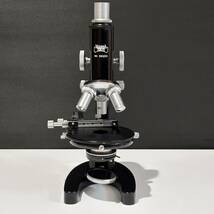 YASHIMA 八洲光学工業 顕微鏡 木箱付き 生物顕微鏡 昭和レトロ 現状品 ジャンク_画像2