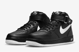 NIKE ナイキ エアフォース1 MID'07 27.5cm 黒 DV0806-001 23-1001-4-6