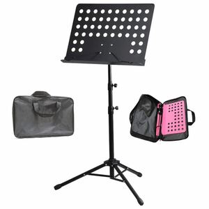  music stand steel folding musical instruments musical score stand construction musical score . storage sack attaching 