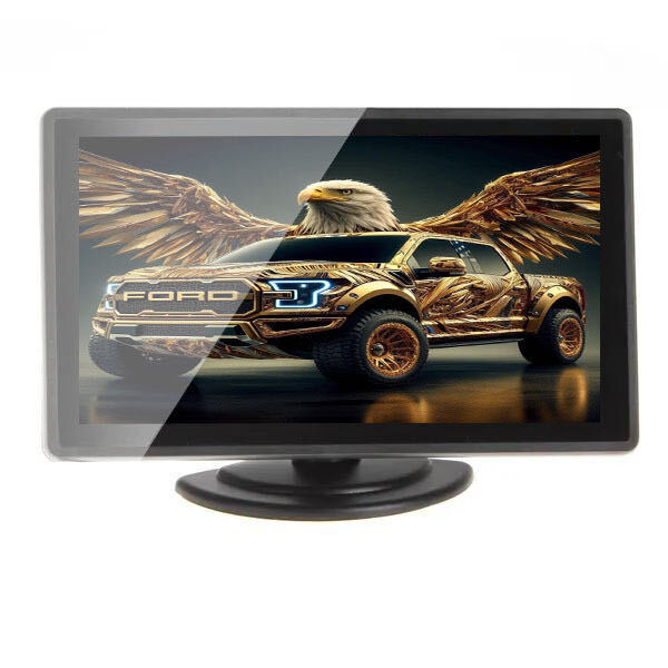 4.3インチオンダッシュモニター 12V-24V バック連動 TFT液晶リアモニター 防犯カメラモニター小型 モニター コンパクト 2系統入力端子