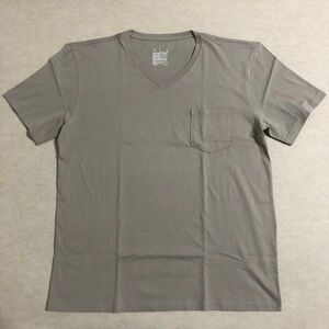 無印良品／VネックポケットTシャツ メンズ