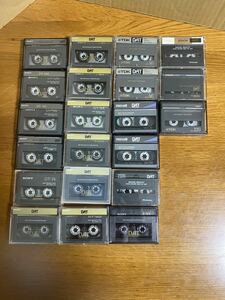 DAT tape summarize set 2 1 pcs cassette tape mak cell Maxell Sony SONY denon Denon TDK used .