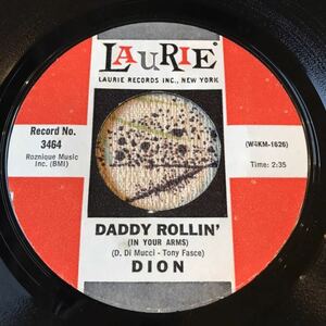 Dion US Original Abraham, Martin and John / Daddy Rollin' ディオン