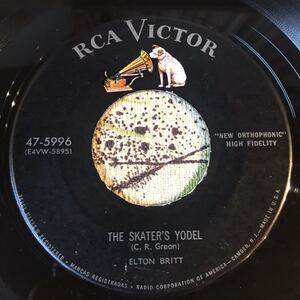 Elton Britt US Original 7inch St.Louis Blues Yodel / Skater's Yodel