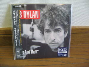 ボブ・ディラン　ラヴ・アンド・セフト(紙ジャケット仕様)　レア廃盤品　SMJ　Bob　Dylan