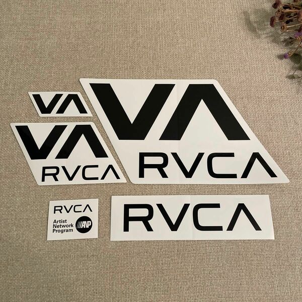 RVCA ステッカー　5枚セット　ロゴ　未使用　ルーカ　ルカ　メンズ　レディース　シール　スノーボード　サーフィン　スケボー