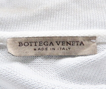 BOTTEGA VENETA　ボッテガ・ヴェネタ 鹿の子ポロシャツ ワンポイント半袖 M 白 レディース　40　春夏　美品_画像7
