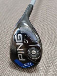 PING ピン G30 ユーティリティ#5 26度　 FUJIKURA PRO2.0 6-S HYBRID シャフト