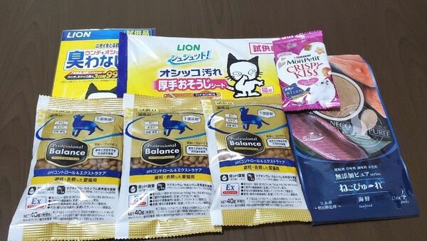 キャットフード プロフェッショナルバランス モンプチ ねこぴゅーれ フィジカライフ tama 美味しいオヤツ 他 