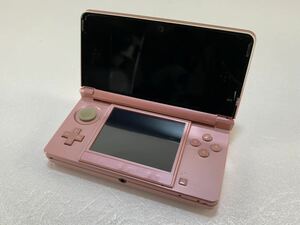 ★動作確認済み 初期化済み Nintendo 任天堂 ニンテンドー 3DS CTR-001 本体のみ ミスティピンク ゲーム機 中古品 管理K113