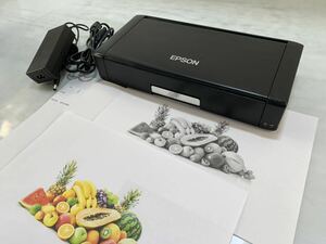 ★動作確認済み EPSON エプソン インクジェットプリンター PX-S05B モバイルプリンター おまけインク付き A4 Wi-Fi 中古品 管理K165