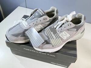 ★未使用品 new balance ニューバランス スニーカー MR993GL グレー made in USA 28cm 箱入り タグ付 メンズ 新品 管理K192