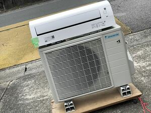 ★美品 動作確認済み DAIKIN ルームエアコン F56YTEP-W 5.6kw おもに18畳用 2021年製 ストリーマ ホワイト リモコン付 中古品 管理K253