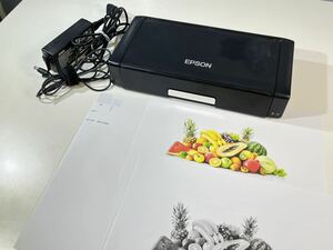 ★動作確認済み EPSON エプソン インクジェットプリンター PX-S05B モバイルプリンター おまけインク付き A4 Wi-Fi 中古品 管理K262