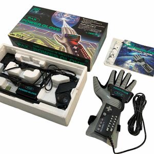 ★動作未確認 PAX POWER GLOVE パックスパワーグローブ ファミコン専用コントローラー 箱 / 取扱説明書付き ジャンク品 管理K271