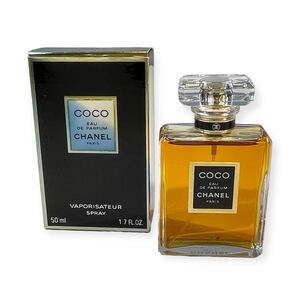 ★ほぼ満タン CHANEL COCO オードパルファム 50ml ヴァポリザター スプレータイプ 原産国フランス 沈殿物あり 中古品 管理K127 