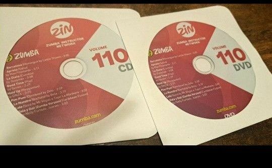 ZIN110 CD DVDセット zumba ズンバ