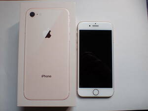 Apple　iPhone8　 64GB　ゴールド　外箱付　アイフォン