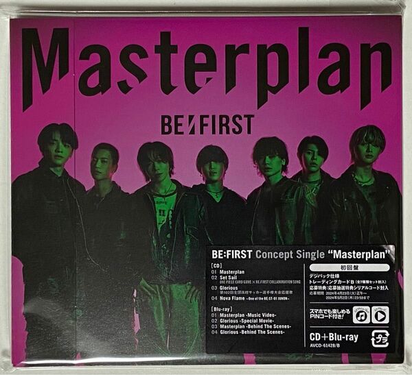 【BE:FIRST】Masterplan/初回盤★MV盤