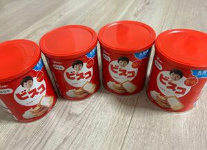 グリコ缶 ビスコ缶 保存缶 30枚 菓子 まとめ売り セット 保存食 長期保存 非常食 防災 備蓄 4缶