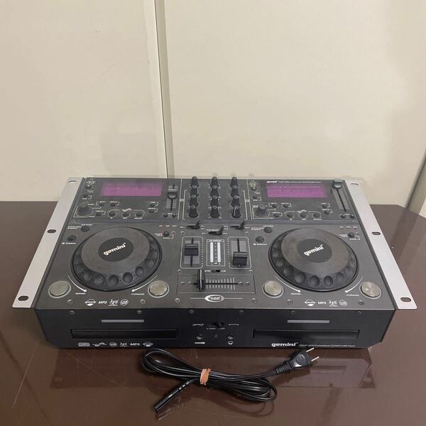 音出しOK gemini ジェミナイ CDMP-6000 Professional CD MP3/USB Player DJ機器 DJミキサー　ミキシングコンソール