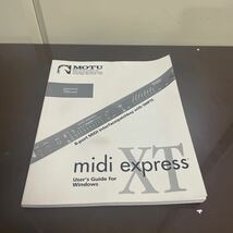 MOTU モツ midi express XT MIDI インターフェース 音響機材_画像7