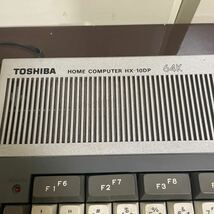 東芝ホームコンピュータHX-10DP 64K MSX_画像6