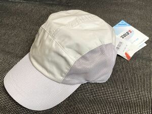 新品★夏の熱中対策　メッシュキャップ　シルバーグレー★UV遮熱遮光　フリーサイズ