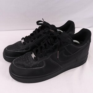 AIR FORCE 1 '07 29.0cm/NIKE エアフォース ワン ロー ナイキ 古着 中古 黒 オールブラック スニーカー メンズxx8235