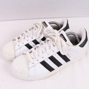 SUPERSTAR 28.0cm/adidas スーパースター アディダス スニーカー 白 ホワイト 黒 中古 古着 メンズ ad5069