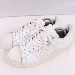 SUPERSTAR FOUNDATION 27.0cm/adidas スーパースター アディダス スニーカー 白 ホワイト 中古 古着 メンズ ad5089