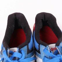 NEO 10K 25.5cm/adidas ネオ 10K アディダス スニーカー 青 ブルー 赤 白 黒 中古 古着 メンズ ad5104_画像8