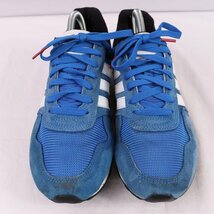 NEO 10K 25.5cm/adidas ネオ 10K アディダス スニーカー 青 ブルー 赤 白 黒 中古 古着 メンズ ad5104_画像3