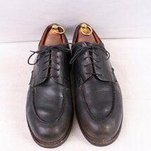 デカタグ パラブーツ 8 / 26.0cm-26.5cm 位 Paraboot CHAMBORD シャンボード Uチップ ブラック 黒 フランス製 革靴 本革 中古 ds4443_画像2