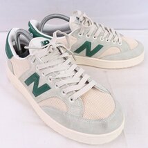 PRO COURT ニューバランス 26.0cm/New Balance ライトグレー アイボリー 緑 中古 古着 スニーカー メンズ yy9043_画像7