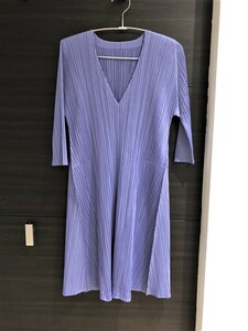 PLEATS PLEASE ISSEY MIYAKE プリーツプリーズ イッセイミヤケ ロングワンピース【3】ラベンダー 薄紫