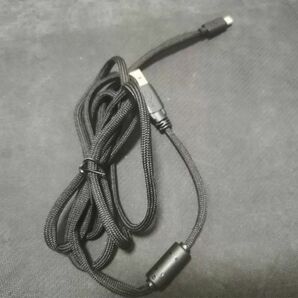 USB-A Micro USB paracordパラコード ケーブル　黒